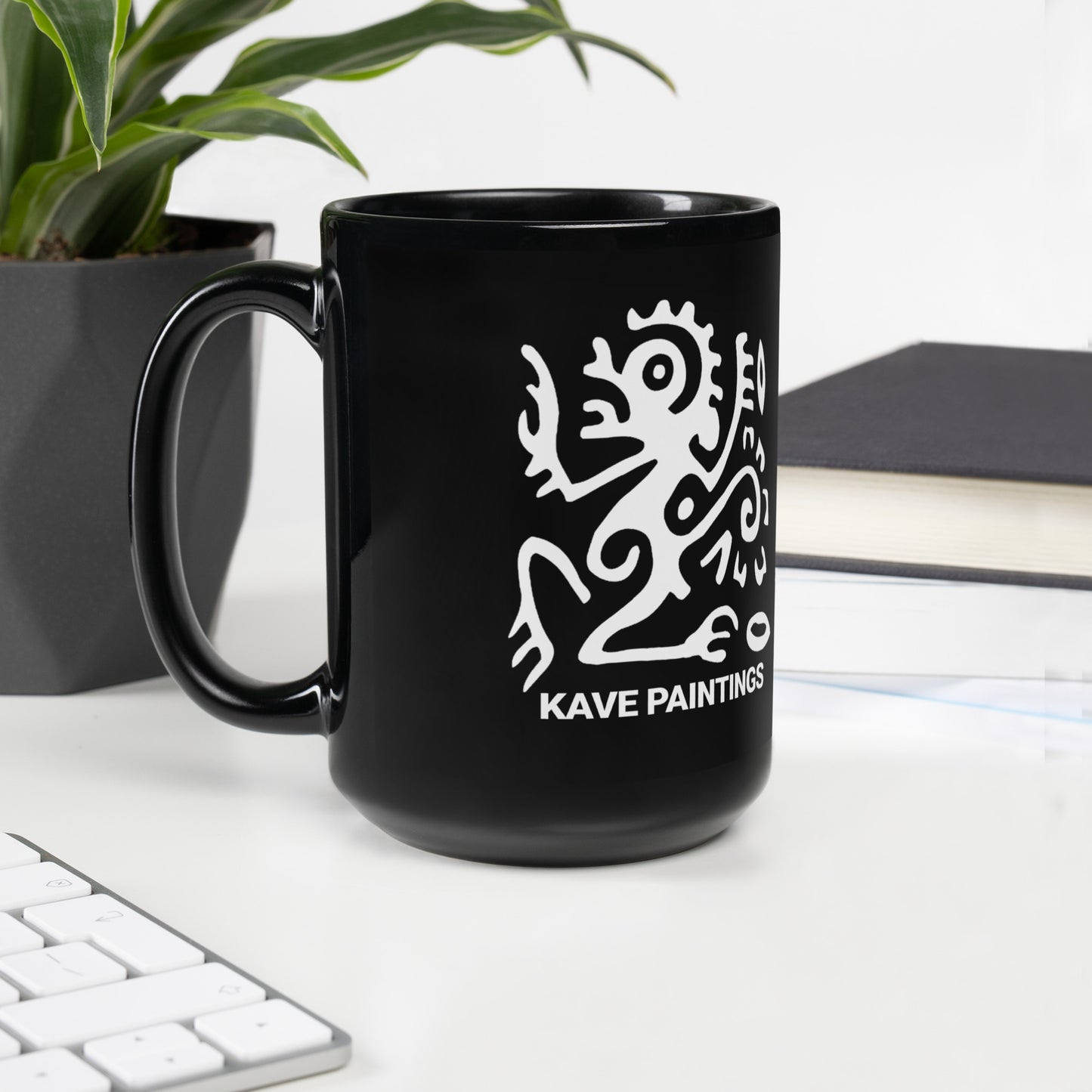 Kave Paintings Logo Mug - Black